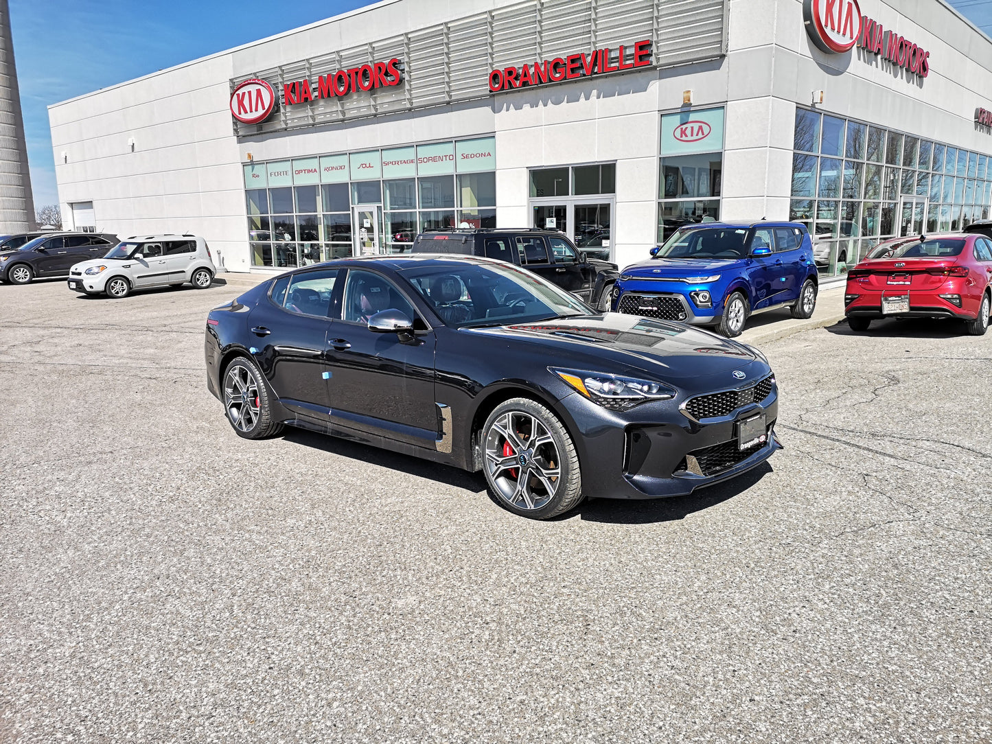 Kia Stinger GT limited thunder grey p2m