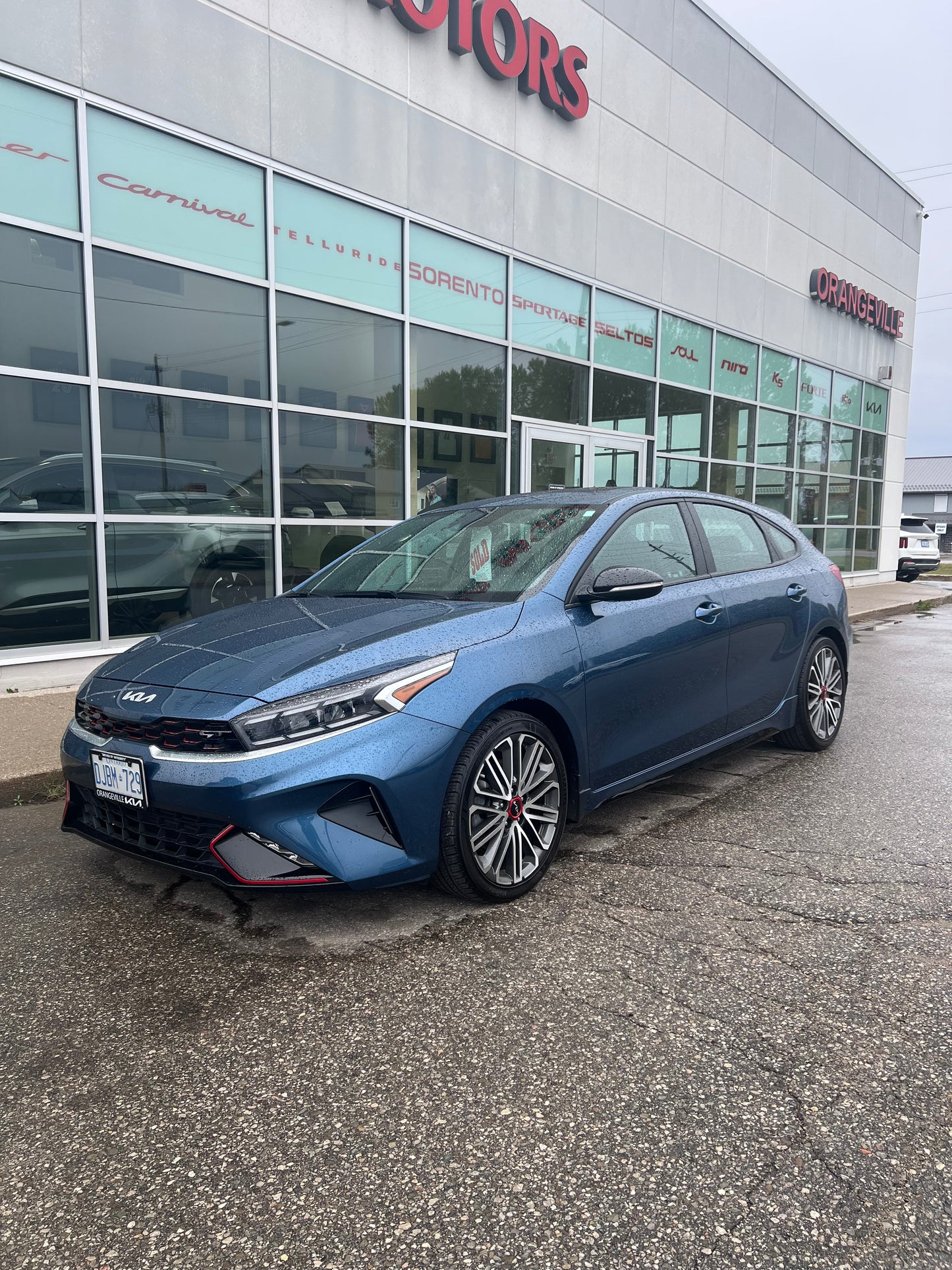Kia Canada Orangeville Kia forte5 ex gt line mineral blue M4B