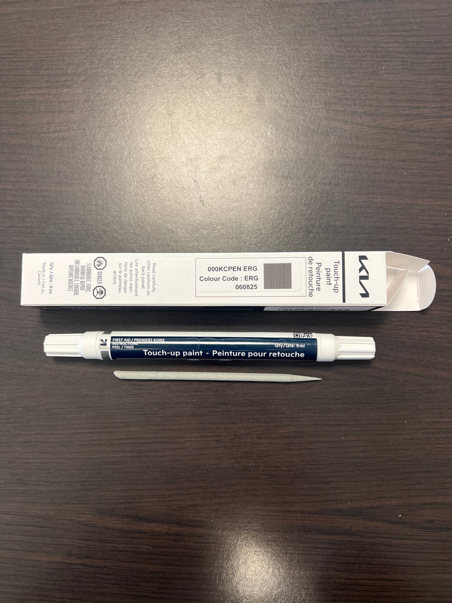 Kia Canada touchup paint pen, Orangeville Kia everlasting Gray ERG paint code