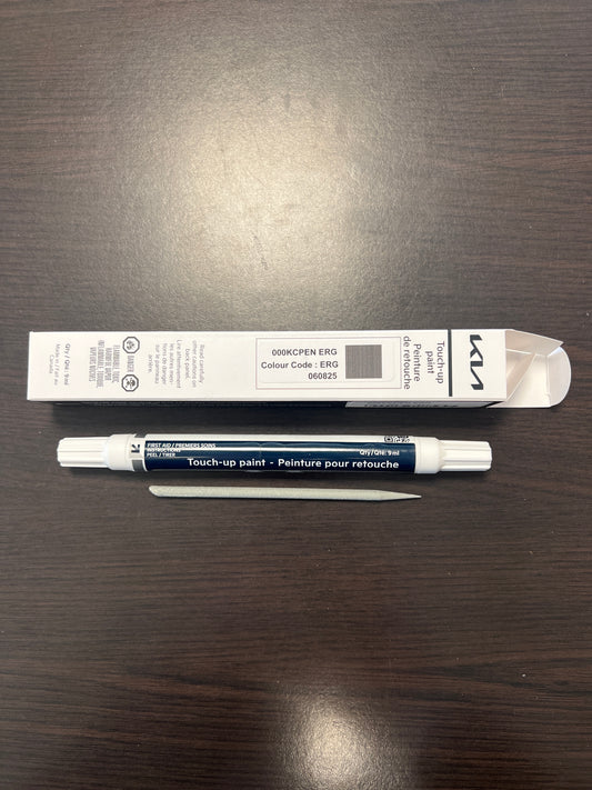 Kia Canada touchup paint pen, Orangeville Kia everlasting Gray ERG paint code