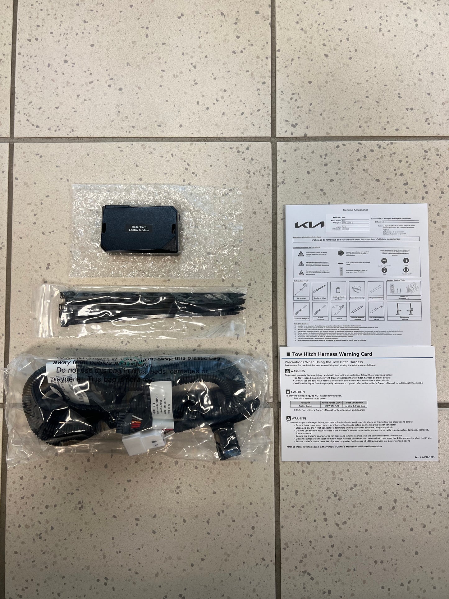 FREE SHIP Kia Kia Trailer Hitch Wiring Harness - 2022-2024 EV6 - CVF67AC003-C