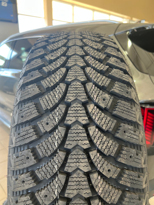 235/65r17 Antares Grip60 snow tires side profile tread Orangeville Kia carnival