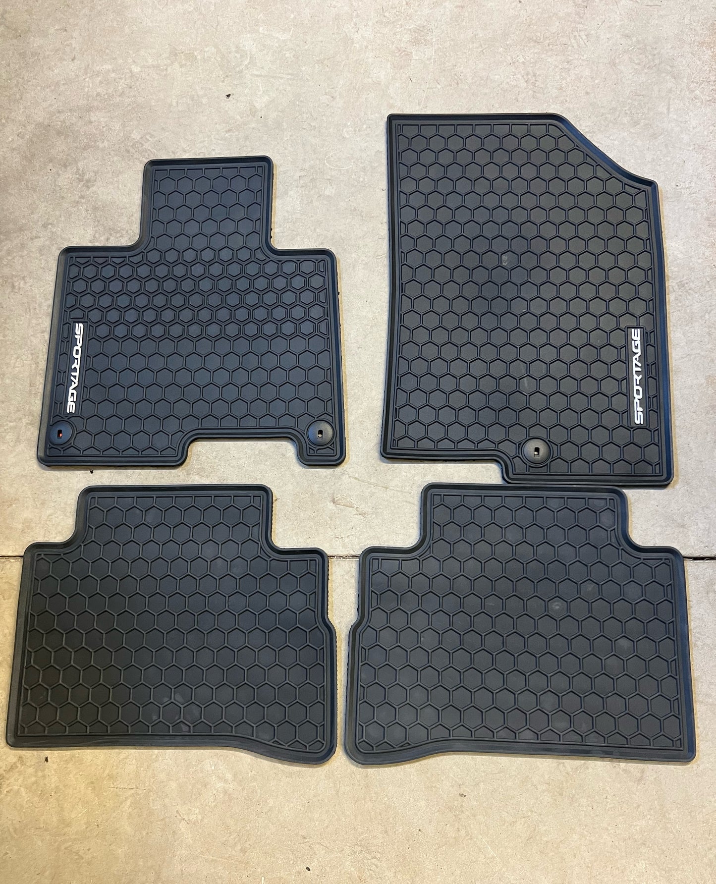 FREE SHIP Kia All-Weather Rubber Floor Mats - 2023-2026 Sportage DWH13AP000