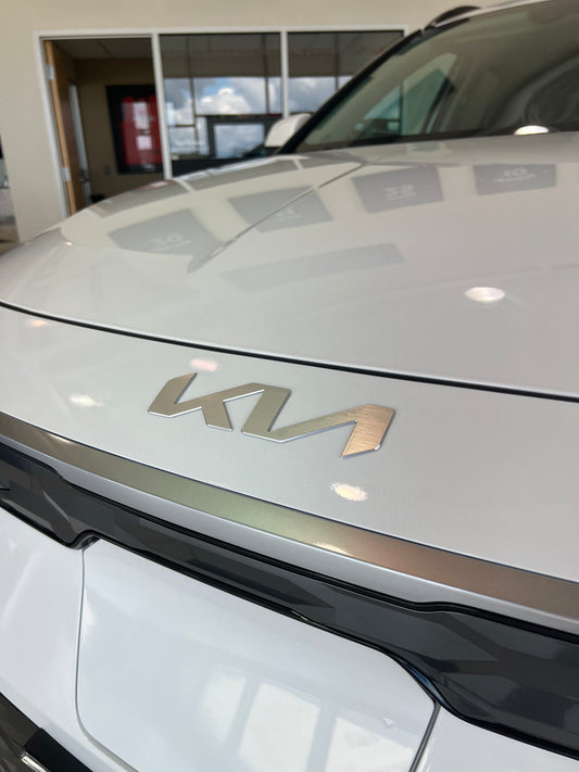 FREE SHIP Front and Rear Kia Emblem Blackout Kit - 2023-2026 Niro EV NirE-BlkEmb