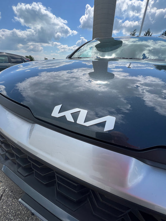 FREE SHIP Front and Rear Kia Emblem Blackout Kit - 2023-2026 Sportage Spor-BlkEmb