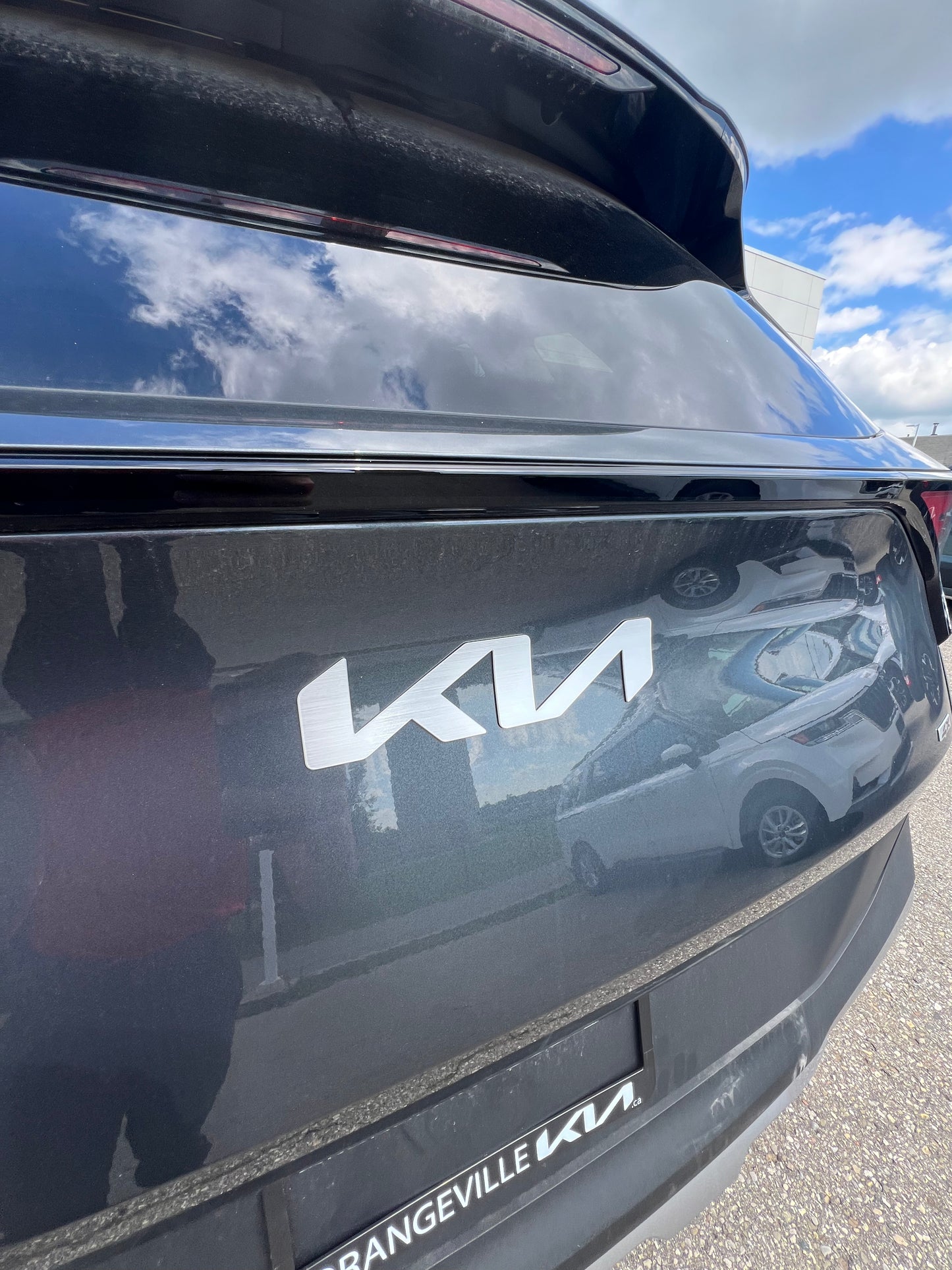 FREE SHIP Front and Rear Kia Emblem Blackout Kit - 2023-2026 Sportage Spor-BlkEmb