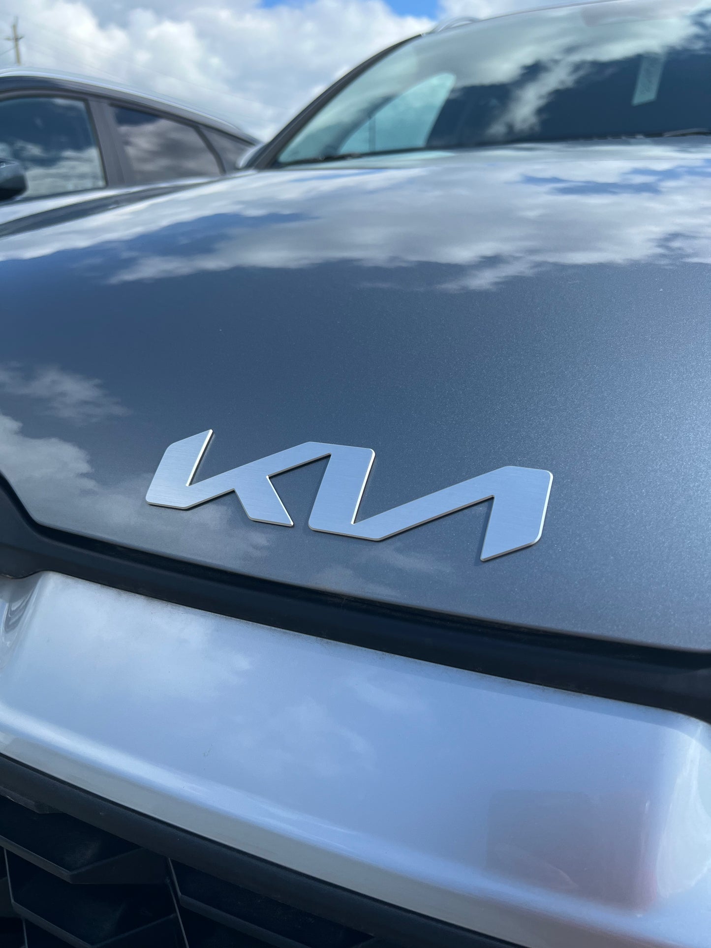 FREE SHIP Front and Rear Kia Emblem Blackout Kit - 2023-2025 Sportage Hybrid (HEV) SpoH-BlkEmb