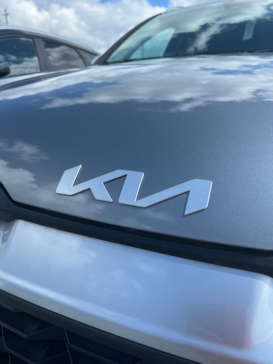 FREE SHIP Front and Rear Kia Emblem Blackout Kit - 2023-2026 Sportage Hybrid (HEV) SpoH-BlkEmb