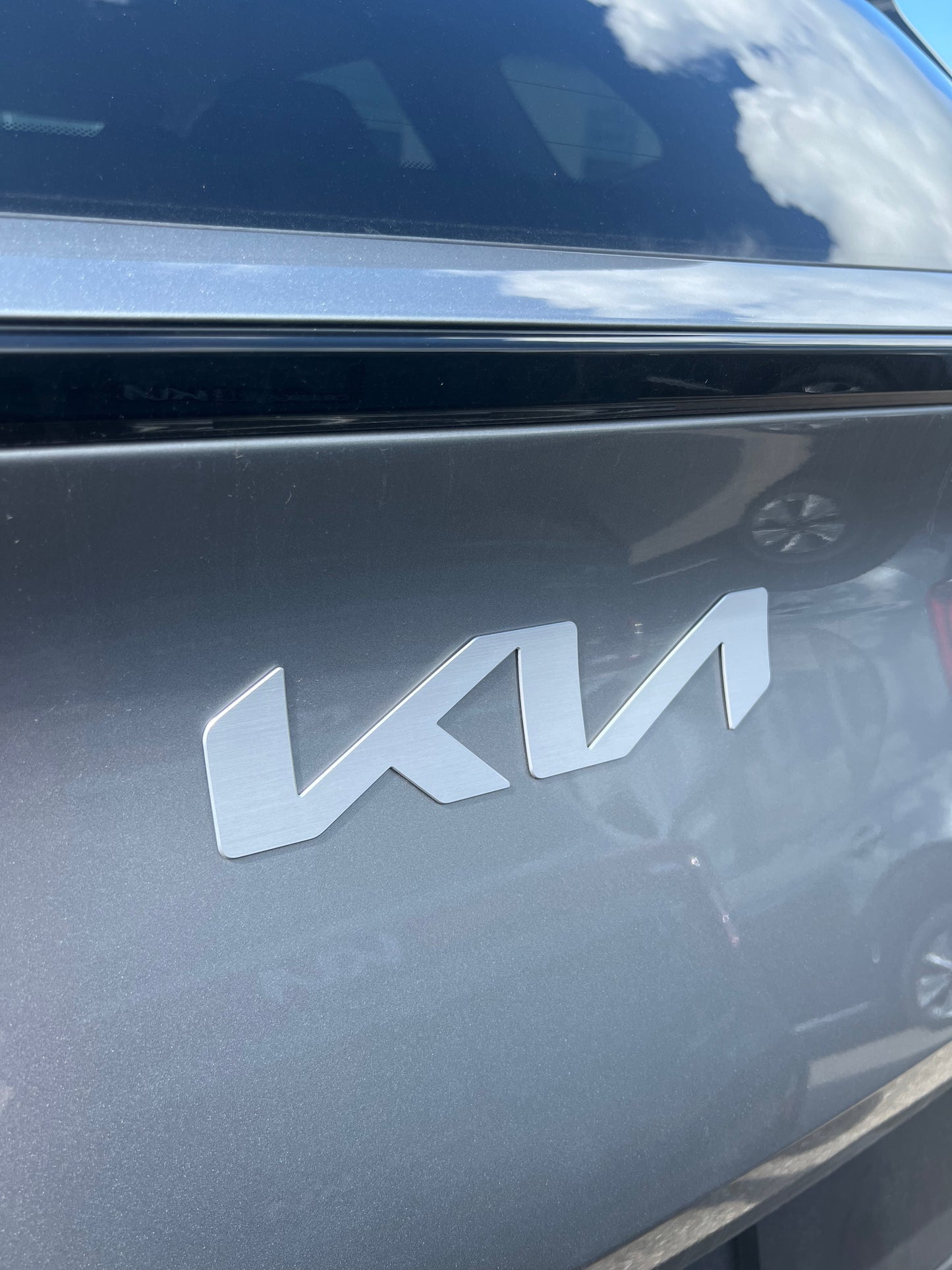 FREE SHIP Front and Rear Kia Emblem Blackout Kit - 2023-2025 Sportage Hybrid (HEV) SpoH-BlkEmb