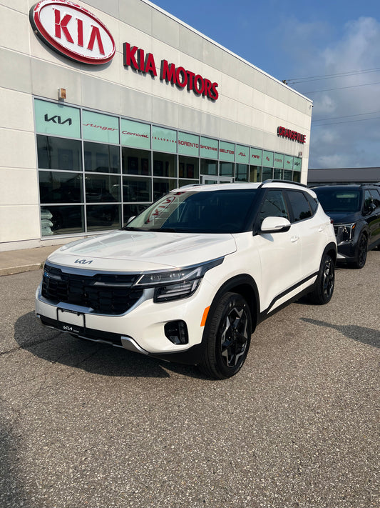 Kia Canada Seltos LX EX SX Snow White Pearl SWP Orangeville Kia