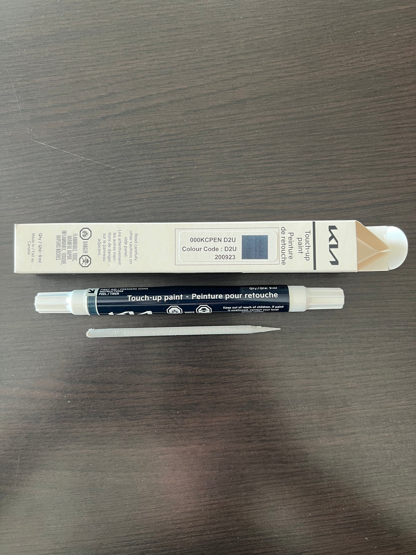 FREE SHIP Kia Touch-Up Paint Pen - Storm Blue D2U - 2022-2026 Carnival 000KCPEND2U