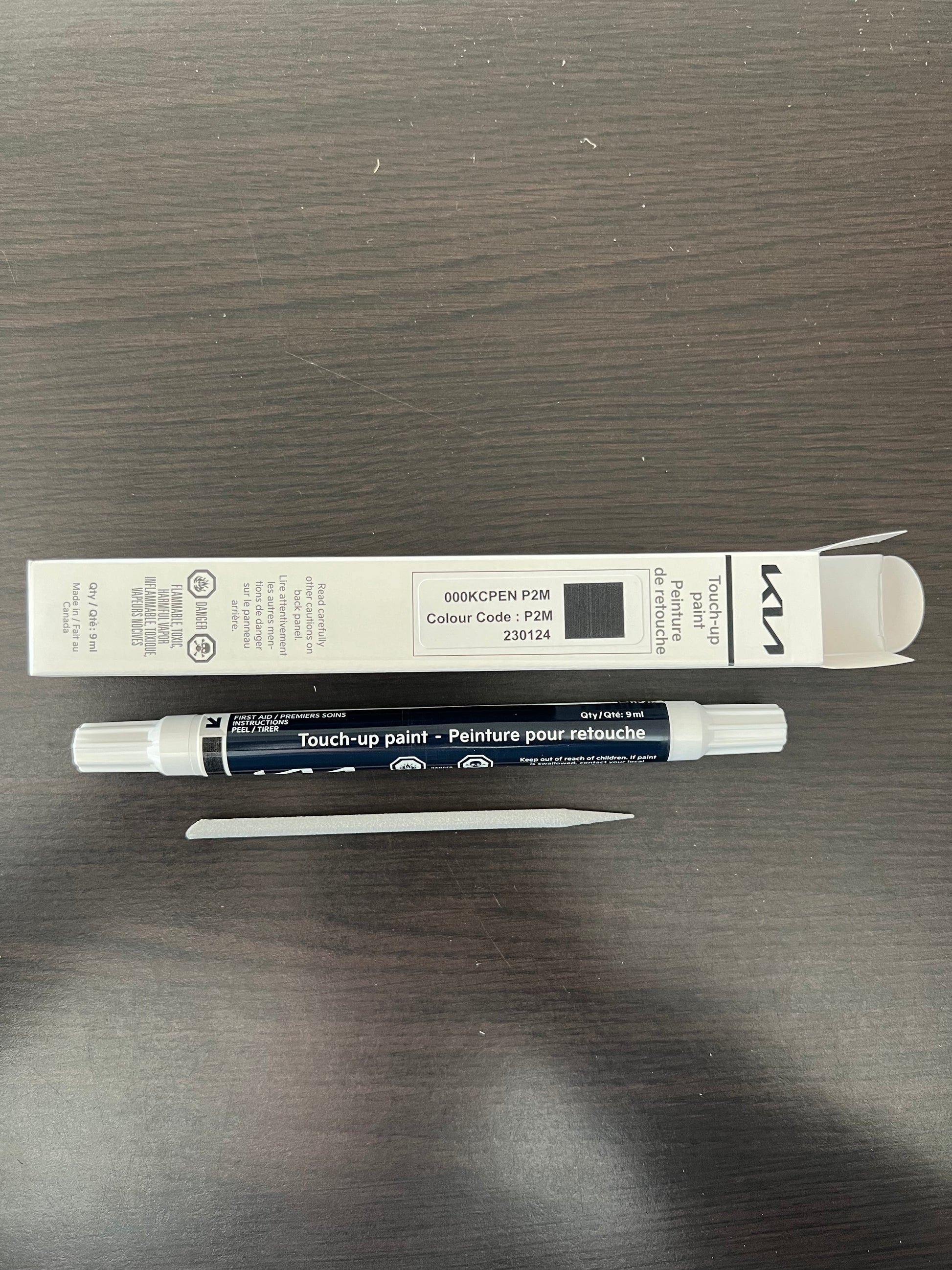 Kia touchup paint pen panthera metal thunder grey Canada Orangeville Kia