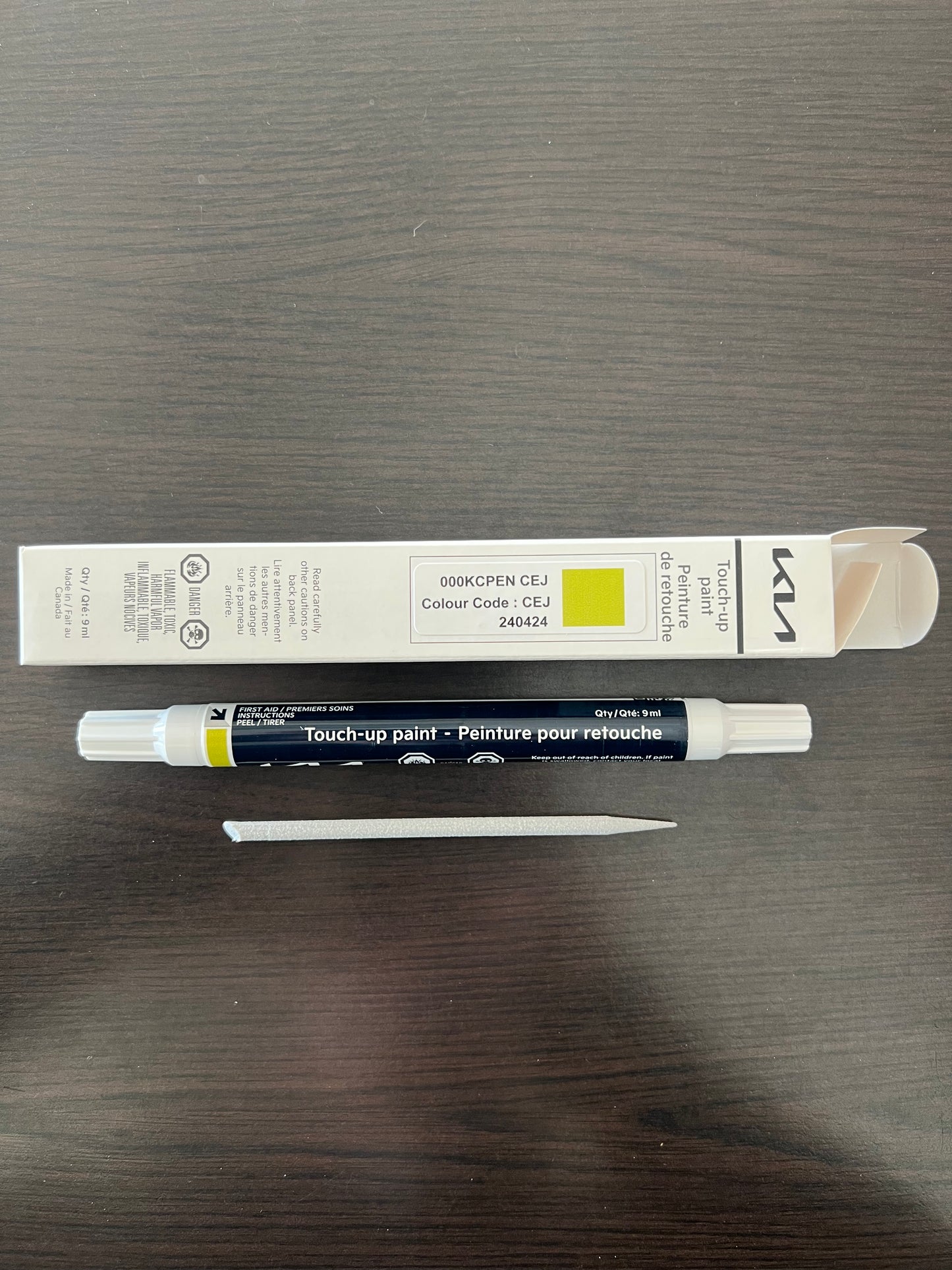 Kia Canada touchup paint pen space green cej Orangeville Kia soul EV