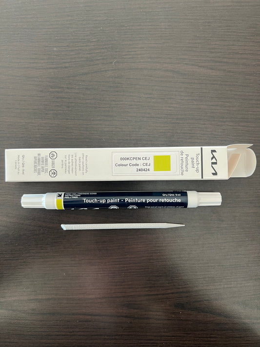 Kia Canada touchup paint pen space green cej Orangeville Kia soul EV