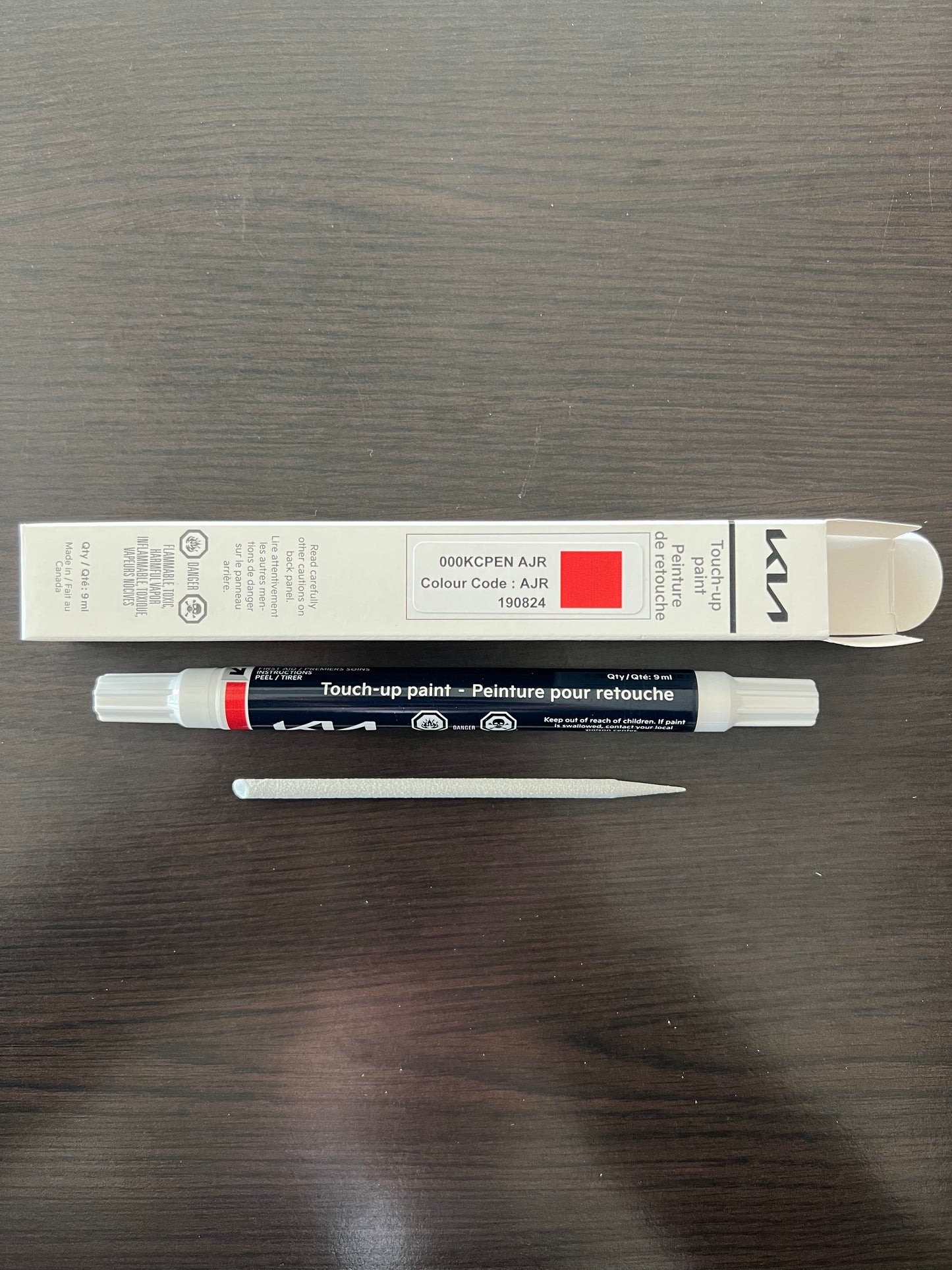 Kia Canada Kia touchup paint pen inferno red ajr