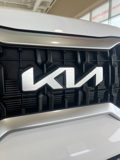 FREE SHIP Front and Rear Kia Emblem Blackout Kit - 2022-2025 Telluride Tell-BlkEmb