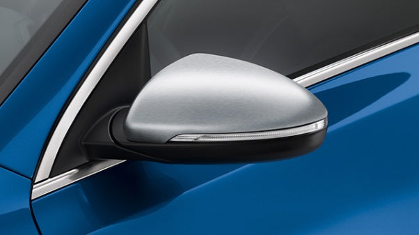Kia Brushed Stainless Steel Mirror Caps - 2020-2024 Forte 5 J7431ADX00BR
