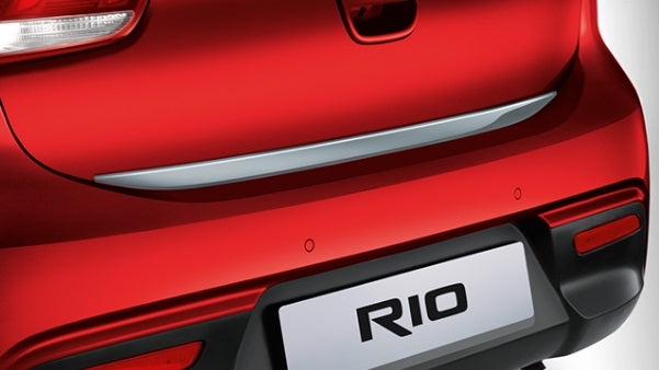 Kia Tailgate Garnish (Silver) - 2018-2023 Rio5 H8491ADX00SL
