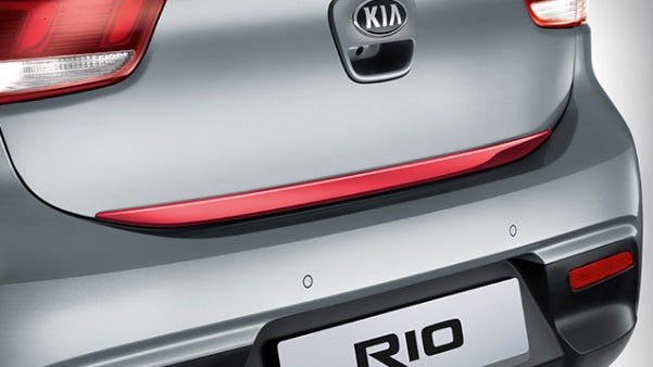Kia Tailgate Garnish (Red) - 2018-2023 Rio5 H8491ADX00RD