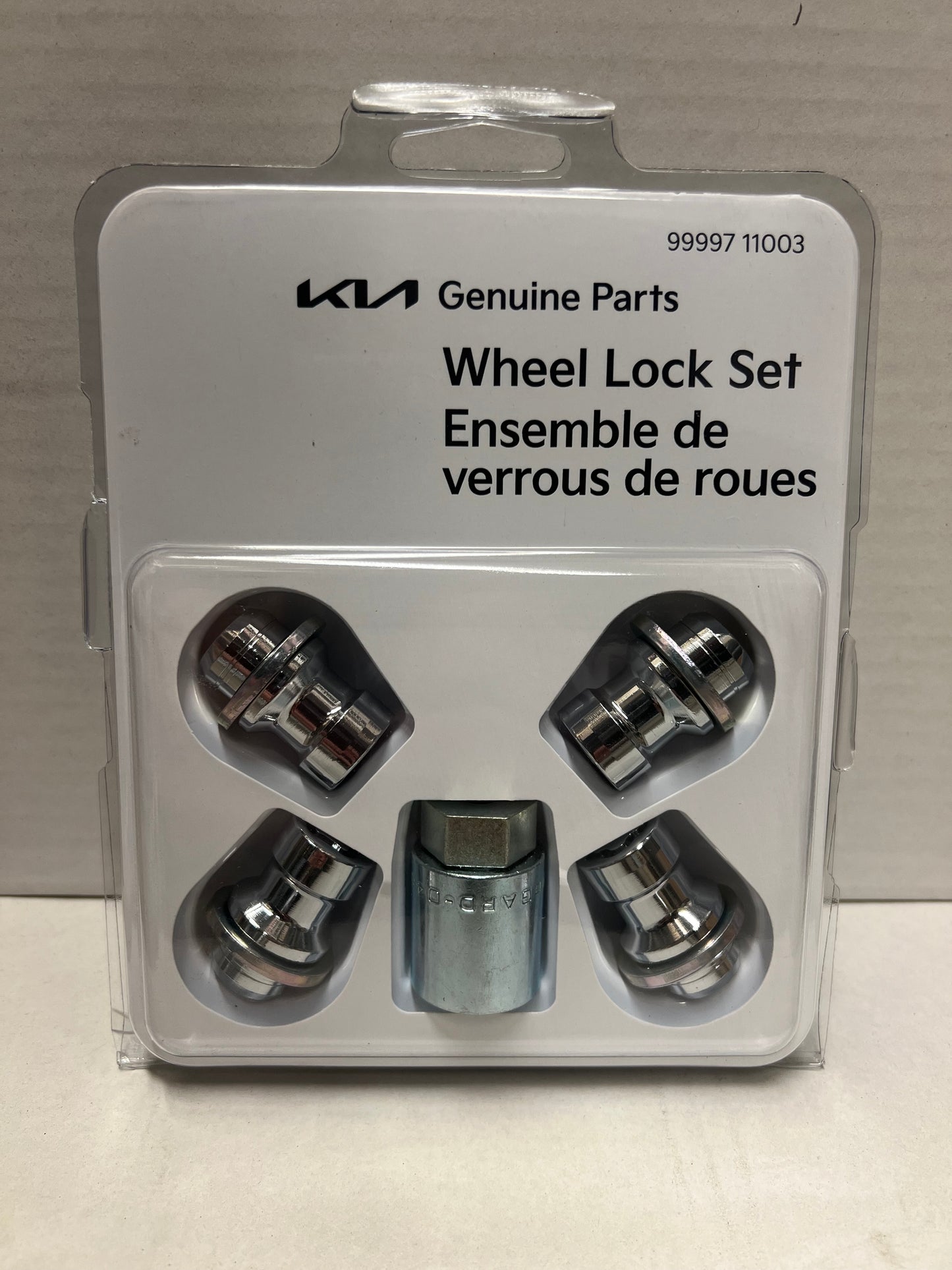 FREE SHIP Kia Wheel Locks (4 Pack with Lock Key) - 2025-2026 Carnival Hybrid (HEV) 9999711003