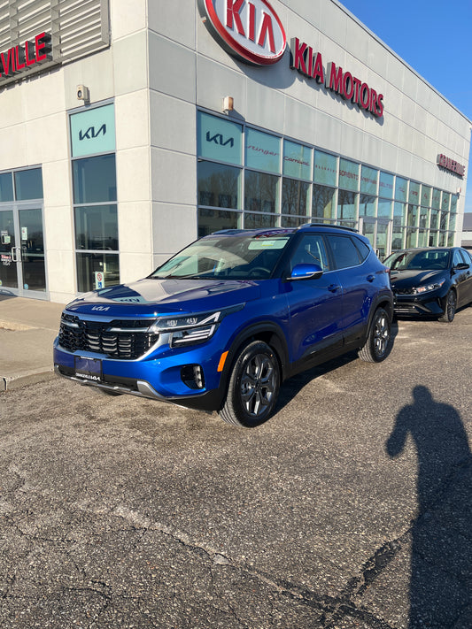 Kia Canada Seltos Neptune blue LX EX SX B3A Orangeville Kia