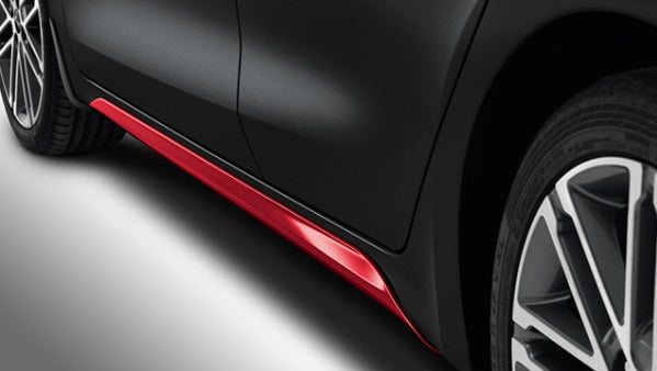 Kia Side Skirts (Red) - 2018-2023 Rio  H8420ADX00RD