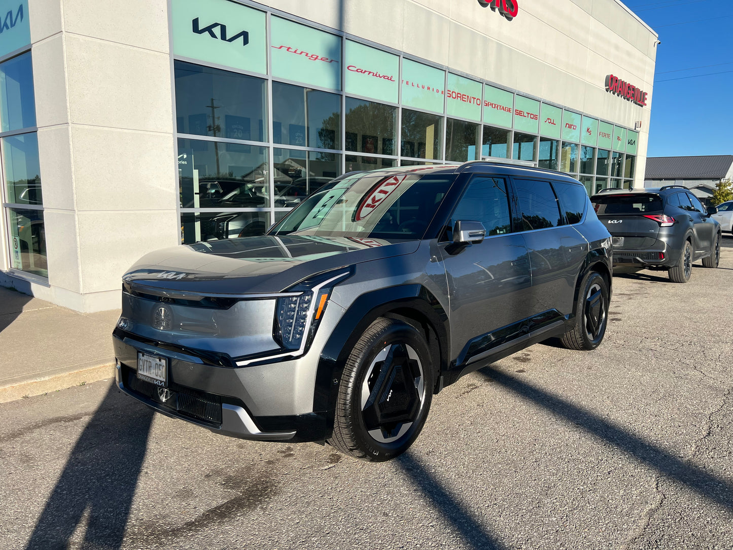 Kia EV9 wind land premium plus GT line pebble grey dfg touch up paint pen Canada 