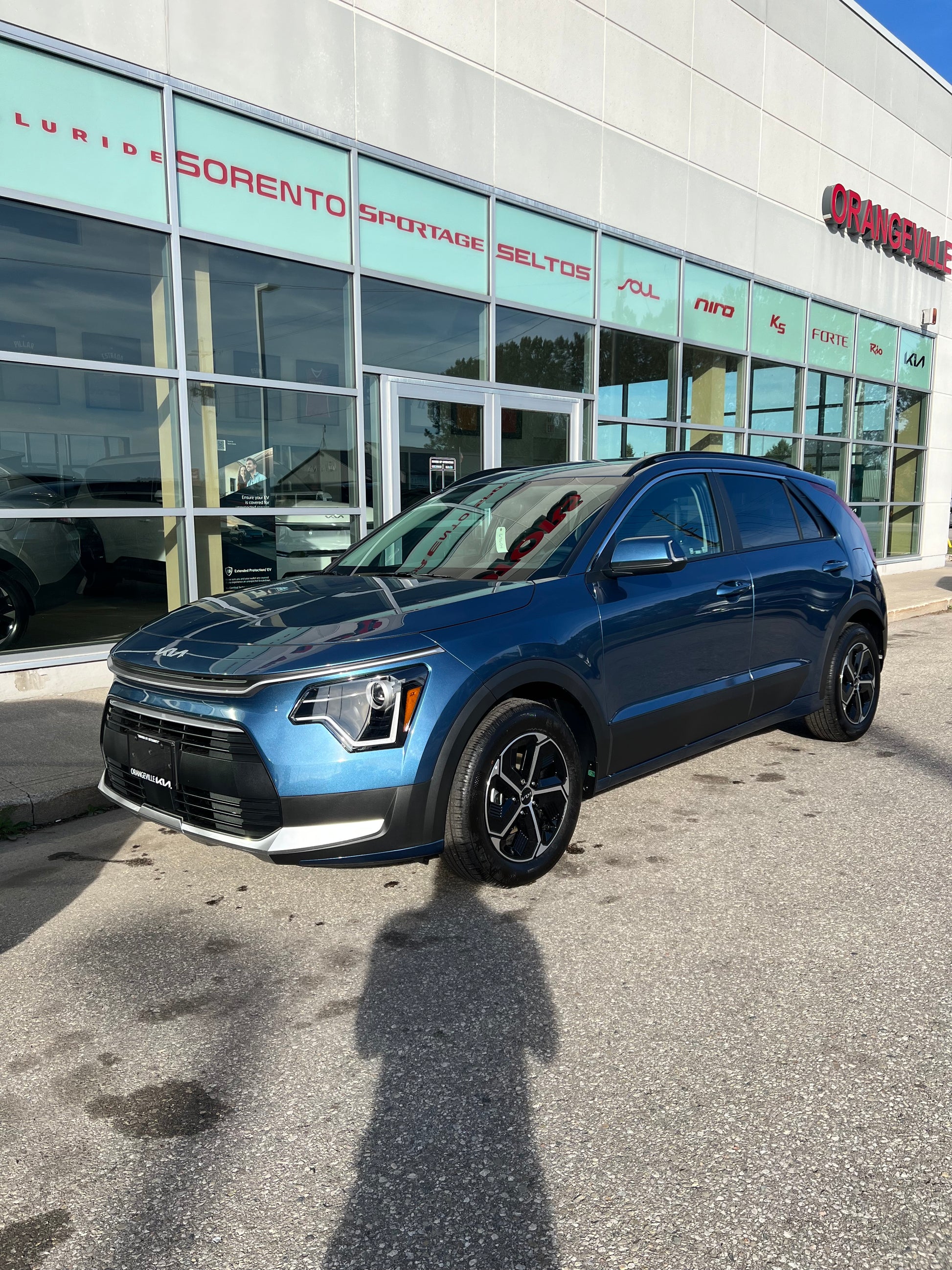 Kia Canada Niro hev hybrid ex mineral blue m4b Orangeville Kia