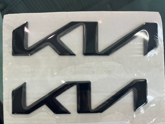 Front and Rear Kia Emblem Blackout Kit 2022-2024 Telluride Tell-BlkEmb