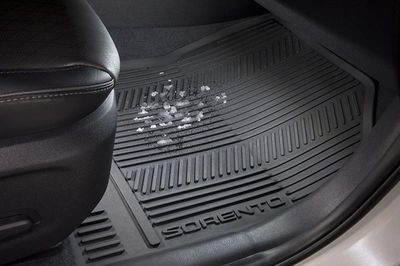 Kia Floor Mats, All-Weather For 2019 Sorento (Gas) C6F13AC100