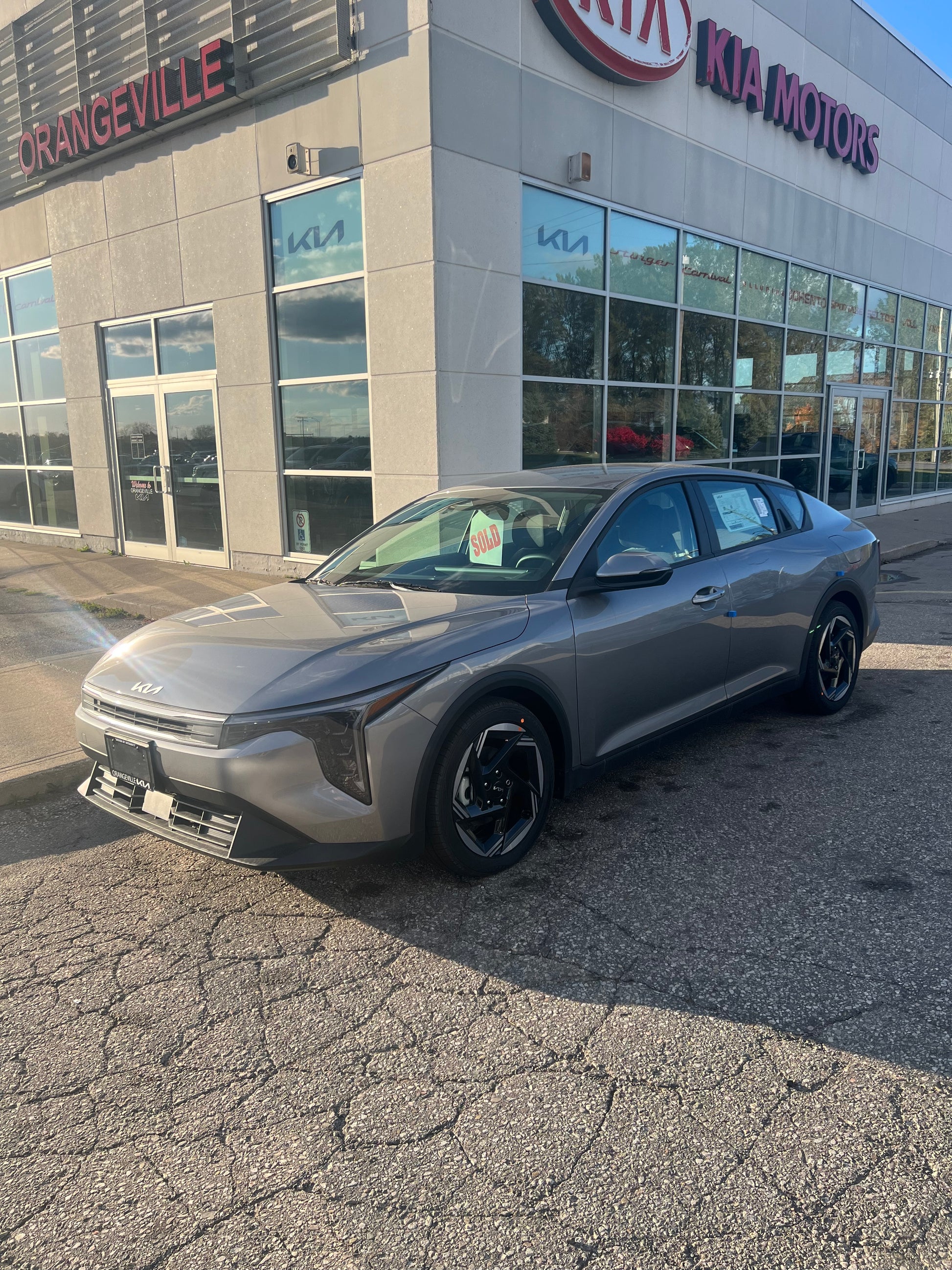 Kia K4 Sedan LX EX GT line steel Grey KLG Orangeville Kia