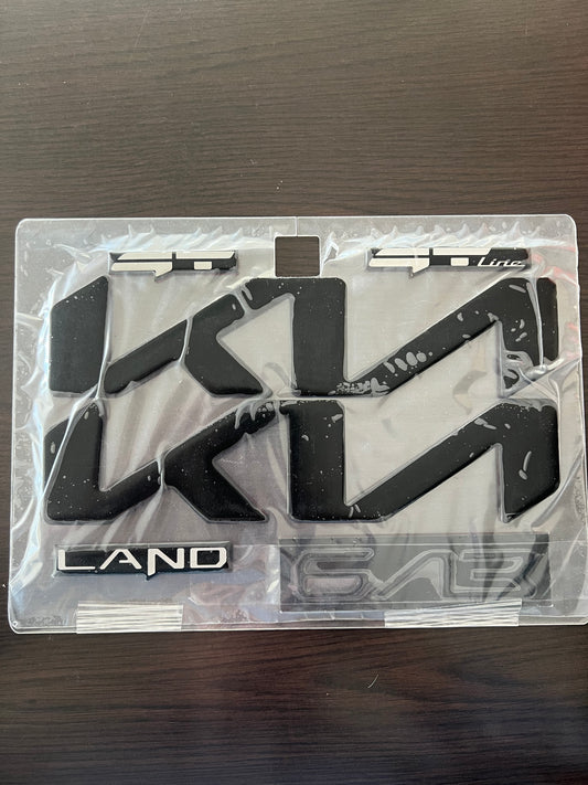 FREE SHIP Front and Rear Kia Emblem Blackout Kit - 2024-2026 EV9 EV9-BlkEmb