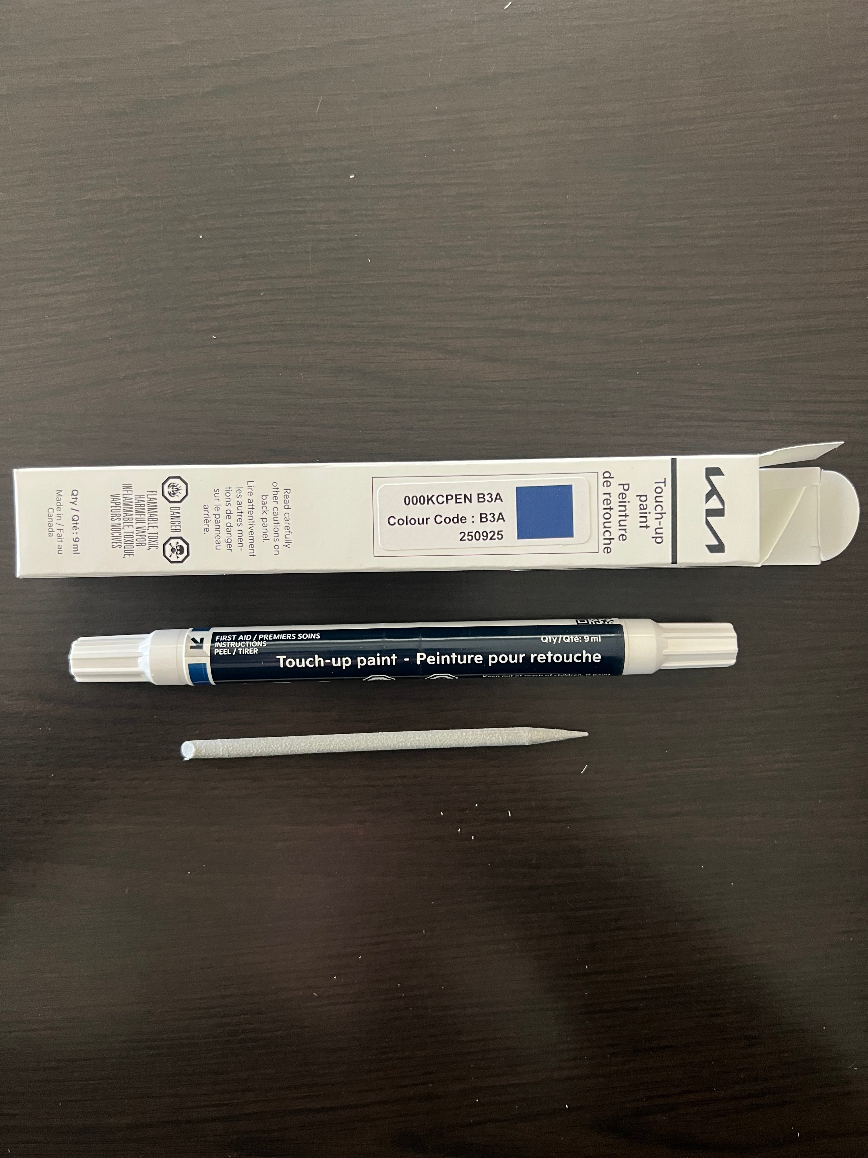 Orangeville Kia Kia Canada Paint Pen Touchup Neptune Blue B3A