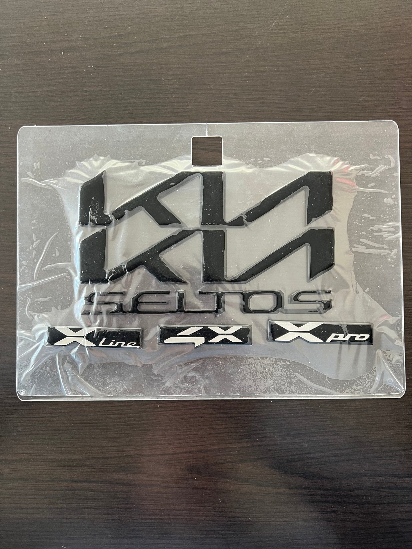 FREE SHIP Front and Rear Kia Emblem Blackout Kit - 2022-2026 Seltos Selt-BlkEmb