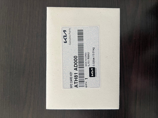 FREE SHIP Kia NFC Card Key - 2027 EV5 - ATH81AD000