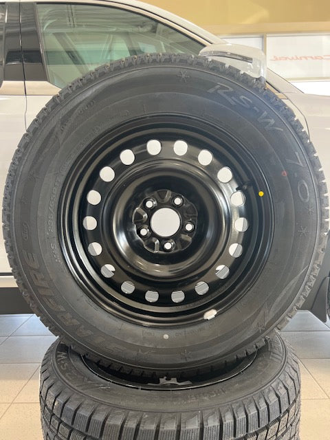235 65r17 Winter Snow Tire Package (Steel Rims) - 2021-2025 Sorento ...