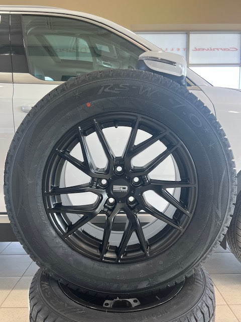 235/65r17 Snow Tire Package (Black Alloy) 2022-2024 Sorento Hybrid